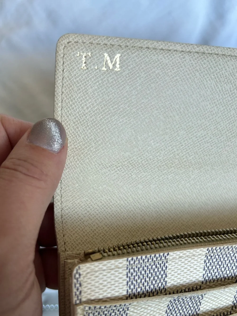 Louis Vuitton Sarah Wallet in Damier Azur canvas - Picture 8 of 10